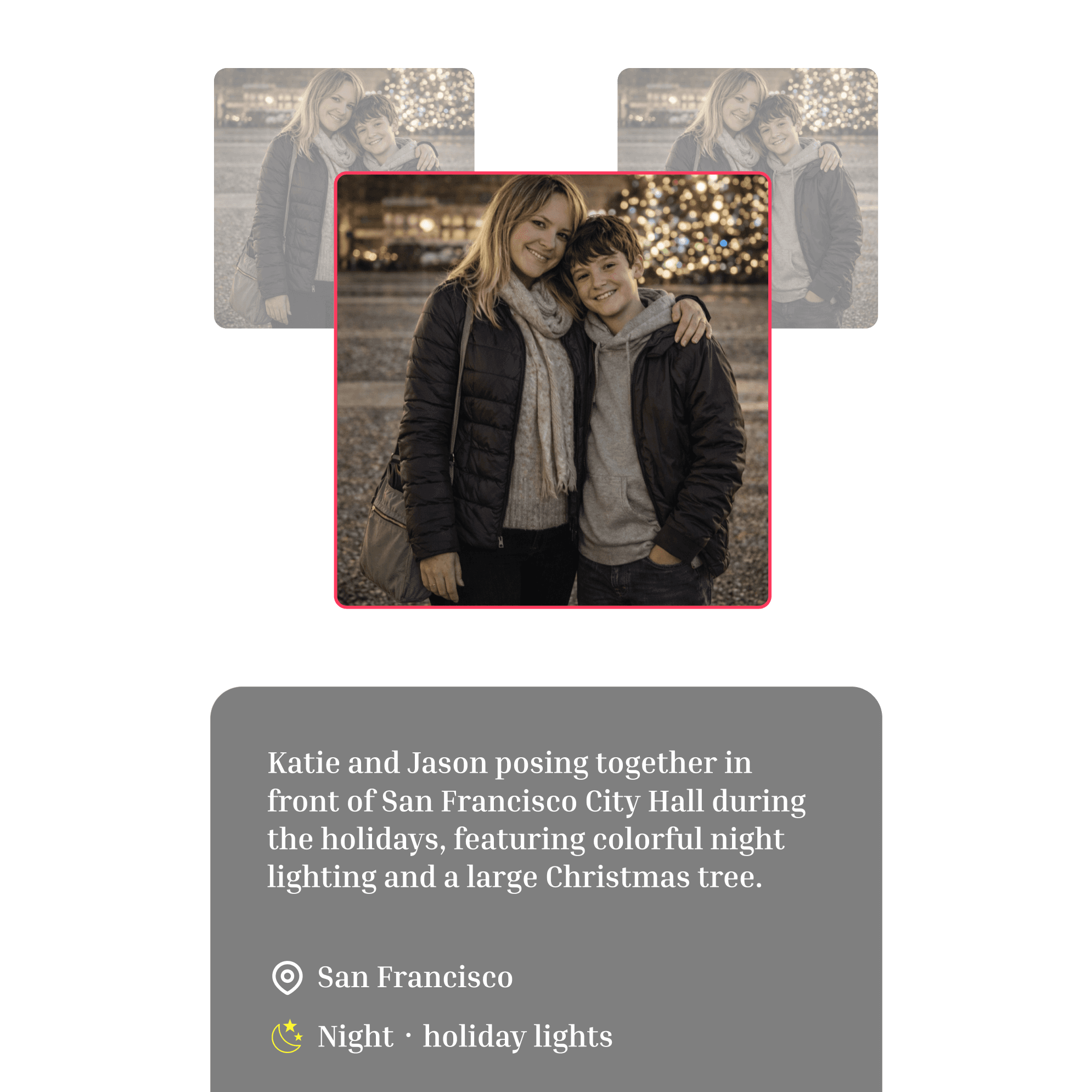 Every photo, captioned automatically